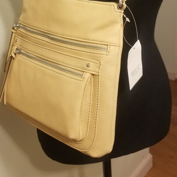 COPY - RELIC by "Fossil" crossbody daffodil NWT - Picture 14 of 15